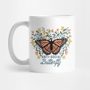 Anti Social Butterfly Mug